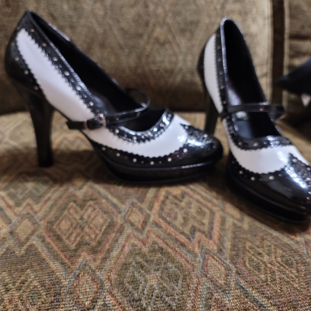 Funtasma Heeled Saddle Shoes